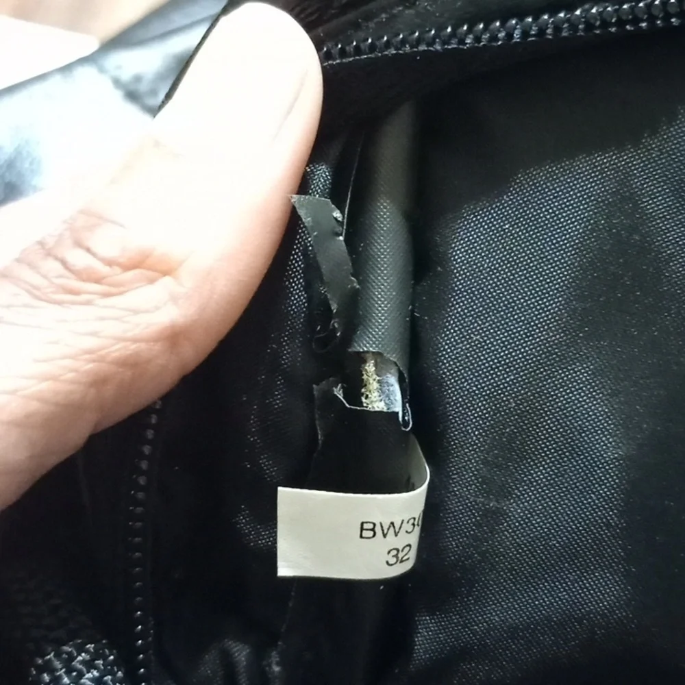 Elegant Black Genuine Leather Laptop Bag